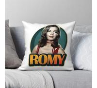 Romy Schneider 3 Days In Quiberon, federa quadrata in poliestere e lino, velluto, con cerniera, per la casa