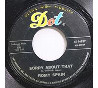 ROMY SPAIN - ROMY SPAIN after the hurt is gone/ sorry about that DOT 16989 (45 single vinyl record)