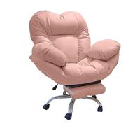 Romyqpipy Poltrona Reclinabile con Schienale Regolabile, Sedie Da Gioco, Sedie Da Scrivania per Ufficio Domestico con Poggiapiedi, Poltrona Ergonomica Regolabile In Altezza per Camera Da Letto