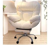 Romyqpipy Poltrona Reclinabile Sedie Da Scrivania per Ufficio Domestico, Sedia Ergonomica per Computer Regolabile In Altezza, Sedia Da Scrivania Girevole Alta A 360° con Poggiapiedi Richiudibile