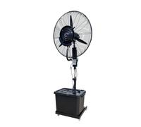 Romyqpipy Ventilatore A Nebbia Industriale Verticale con Serbatoio Da 42L e Ruote, 3 Velocità, Altezza Regolabile, Ventilatore Rinfrescante per Esterni per Terrazze, Negozi E Garage