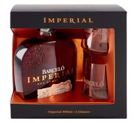 Ron Barceló Imperial - Idea Regalo, 2 Bicchieri da Degustazione e 1