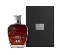 Ron Barceló Imperial Premium Blend 40 Aniversario - Bottiglia da 700 ml di Rum Ambrato, Edizione Speciale, Produzione Limitata e Numerata, Rum Dominicano da 100% Succo di Canna da Zucchero