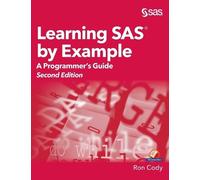 Ron Cody Learning SAS by Example (Copertina rigida)