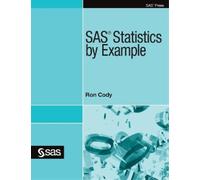 Ron Cody SAS Statistics by Example (Copertina rigida)