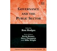 Ron Hodges Governance and the Public Sector (Copertina rigida)
