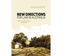Ron Levy Molly O’Brien Simon Ri New Directions for Law in Australia: (Tascabile)