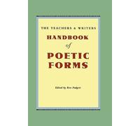 Ron Padgett The Teachers & Writers Handbook of Poetic Forms (Tascabile)