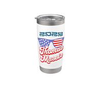 Ron Paul Thomas Massie Election 2028 President Occhiali da sole Bicchiere termico in acciaio inox doppia parete