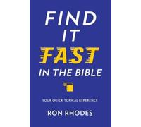 Ron Rhodes Find It Fast in the Bible (Tascabile)