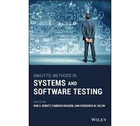 Ron S. Kenett Analytic Methods in Systems and Software Testin (Copertina rigida)