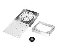 Rona di tazza automatica G1/2 maschio Filetto ad alta pressione Attrezzatura per lavaggio per la cucina in acciaio inossidabile 29x14,5 cm