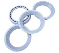Ronal - 4 anelli di centraggio 76,0-57, compatibili con Audi Seat Skoda VW 76 0 su 57, colore blu colomba