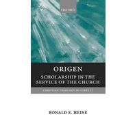 Ronald E. Heine Origen (Copertina rigida) Christian Theology in Context