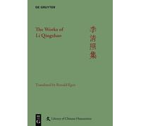 Ronald Egan The Works of Li Qingzhao (Copertina rigida)