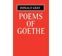Ronald Gray Poems of Goethe (Tascabile)