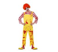 Ronald Mcdonald' S Killer Clown Halloween Paura Uomo Clown Costume