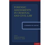 Ronald Roesch Patrici Forensic Assessments in Criminal and C (Copertina rigida)