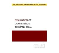 Ronald Roesch Patricia Zapf Evaluation of Competence to Stand Trial (Tascabile)