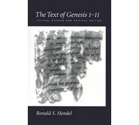 Ronald S. Hendel The Text of Genesis 1-11 (Copertina rigida)