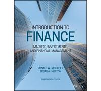 Ronald W. Melicher Edgar A. Norton Introduction to Finance (Tascabile)