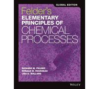 Ronald W. Rousseau Lisa G Felder's Elementary Principles of Chemica (Tascabile)