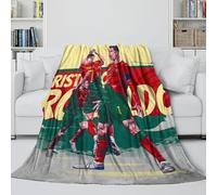 Ronaldo Coperta Accogliente - Calcio La Memorabile Coperta Per Bambini Acquistata Da Genitori/nonni - Regalo Compleanno Per Figlio/figlia/nipote/nipotina 50x60inch(127x152cm)