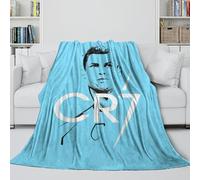 Ronaldo Coperta Accogliente - Calcio La Memorabile Coperta Per Bambini Acquistata Da Genitori/nonni - Regalo Compleanno Per Figlio/figlia/nipote/nipotina 40x50inch(100x130cm)