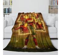 Ronaldo Coperta Accogliente - Calcio La Memorabile Coperta Per Bambini Acquistata Da Genitori/nonni - Regalo Compleanno Per Figlio/figlia/nipote/nipotina 80x90inch(200x230cm)