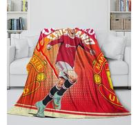 Ronaldo Coperta Accogliente - Calcio La Memorabile Coperta Per Bambini Acquistata Da Genitori/nonni - Regalo Compleanno Per Figlio/figlia/nipote/nipotina 80x90inch(200x230cm)