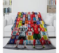 Ronaldo Coperta - Calcio Coltre Regalo Compleanno Per Il Marito/fidanzato/fidanzata - Coltre Calda Per Mostrare Il Vostro Accompagnamento E La Cura 50x60inch(127x152cm)
