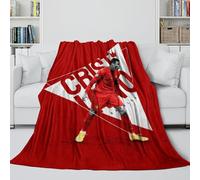 Ronaldo Coperta - Calcio Coperta Regalo Compleanno Per Figlio/figlia/nipote/nipotina/amico - Coltre Per Mettere Giù Il Telefono E Fare Un Bel Pisolino 40x50inch(100x130cm)