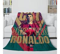 Ronaldo Coperta - Calcio Coperta Regalo Compleanno Per Figlio/figlia/nipote/nipotina/amico - Coltre Per Mettere Giù Il Telefono E Fare Un Bel Pisolino 50x60inch(127x152cm)