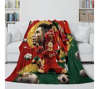 Ronaldo Coperta - Calcio Coperta Regalo Compleanno Per Figlio/figlia/nipote/nipotina/amico - Coltre Per Mettere Giù Il Telefono E Fare Un Bel Pisolino 50x60inch(127x152cm)