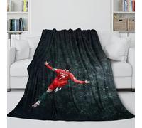 Ronaldo Coperta - Calcio Coperta Regalo Compleanno Per Figlio/figlia/nipote/nipotina/amico - Coltre Per Mettere Giù Il Telefono E Fare Un Bel Pisolino 40x50inch(100x130cm)