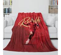 Ronaldo Coperta - Calcio Coperta Regalo Compleanno Per Figlio/figlia/nipote/nipotina/amico - Coltre Per Mettere Giù Il Telefono E Fare Un Bel Pisolino 40x50inch(100x130cm)