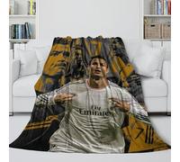 Ronaldo Coperta Flanella - Calcio Coperta Morbida Regalo Compleanno Per Il Marito/fidanzato/fidanzata - Dai Calore E Cura A Coloro Che Ami 80x90inch(200x230cm)