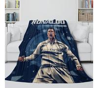 Ronaldo Coperta Flanella - Calcio Coperta Morbida Regalo Compleanno Per Il Marito/fidanzato/fidanzata - Dai Calore E Cura A Coloro Che Ami 70x80inch(180x200cm)
