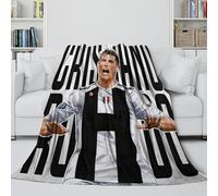 Ronaldo Coperta Morbida - Calcio Coltre Regalo Compleanno Per Sorella Fratello Nipote - Coltre Accogliente Con Cui Avvolgersi Dopo Una Giornata Faticosa 50x60inch(127x152cm)