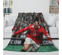 Ronaldo Coperta Soffice - Calcio Coltre Regalo Compleanno Per Figlio/figlia/nipote/nipotina/amico - Coltre Accogliente Come Un Abbraccio in Una Coperta 70x80inch(180x200cm)