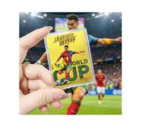 (ronaldo) World Cup Themed Gold Foil Phone Sticker Gold Phone Sticker