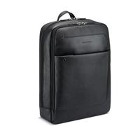 Roncato Alaska Zaino In Pelle Porta Pc 14 - 39.5x30x11 Cm - Nero
