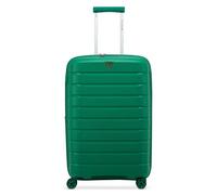 Valigeria Trolley rigido espandibile con 4 ruote piroettanti, doppio scomparto, cinghie fermabiti, divisorio interno chiuso a rete e due tasche con zip. 67 x 42 x 25/30 cm Non definito 07 VERDE BRILLA