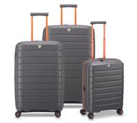 Roncato B-Flying Move 4 ruote Set di valigie 3 pezzi espandibile grigio