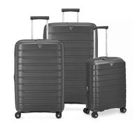 Roncato B-Flying Move 4 ruote Set di valigie 3 pezzi espandibile grigio