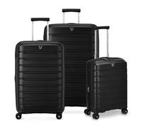 Roncato B-Flying Move 4 ruote Set di valigie 3 pezzi espandibile nero