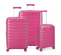 Roncato B-Flying Move 4 ruote Set di valigie 3 pezzi espandibile rosa