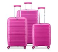 Roncato B-Flying Move 4 ruote Set di valigie 3 pezzi espandibile viola