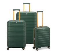 Roncato B-Flying 4 ruote Set di valigie 3 pezzi con piega di espansione verde mimetico (TAS028494)