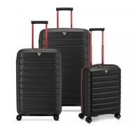 Set 3 Valigie (grande + Media + Cabina) B-flying Move Nero Fumo